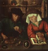 Quentin Massys The Moneylender and his Wife oil painting artist